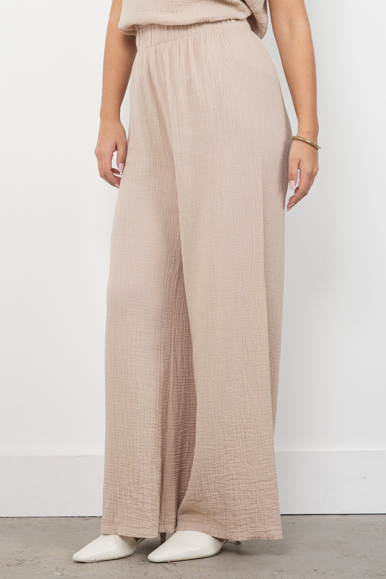CALI CHILL GAUZE WIDE LEG PANT