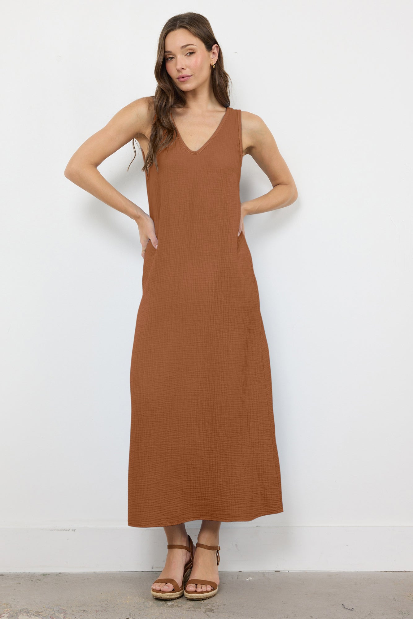 WYNN GAUZE MAXI DRESS