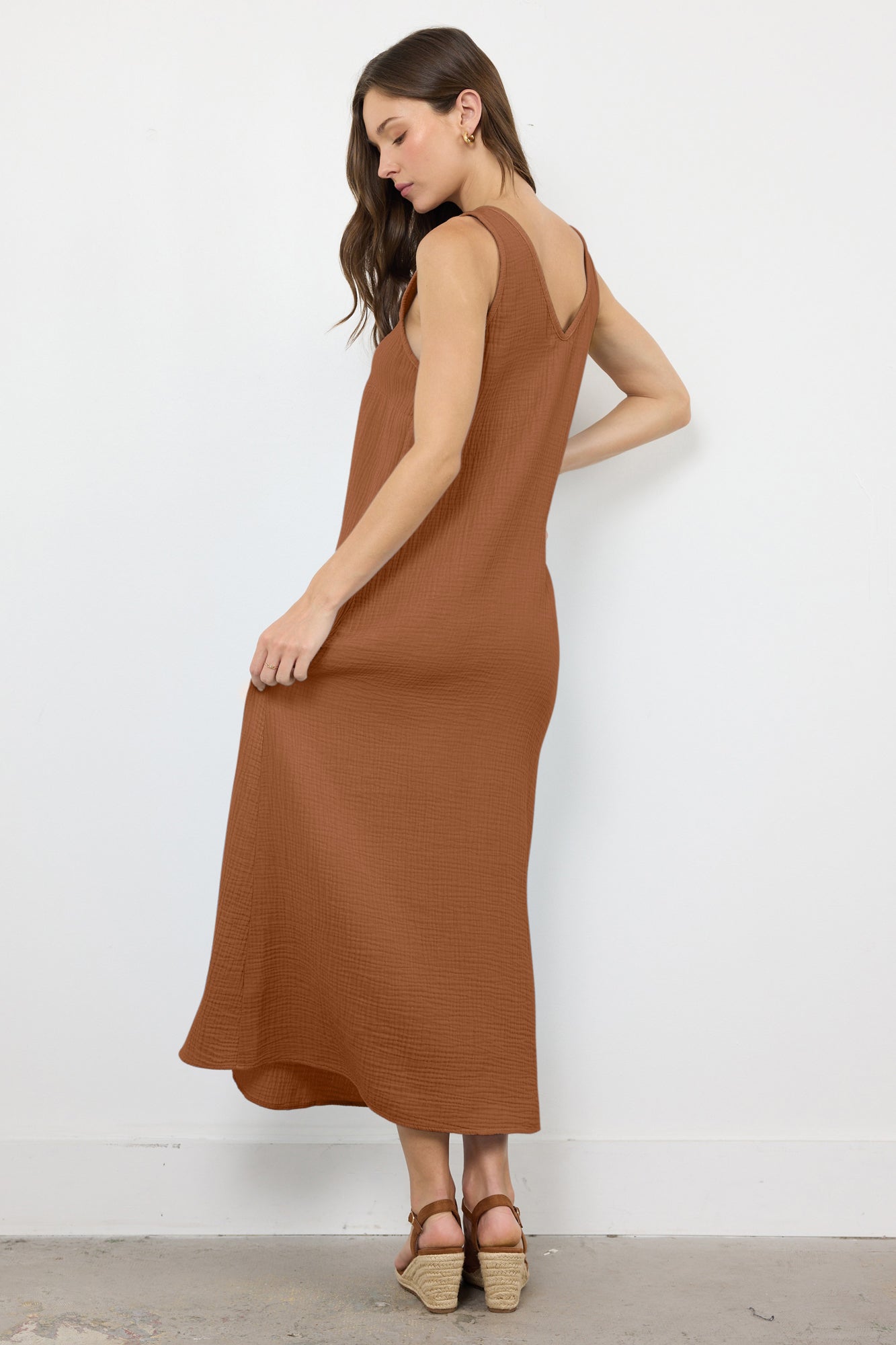 WYNN GAUZE MAXI DRESS