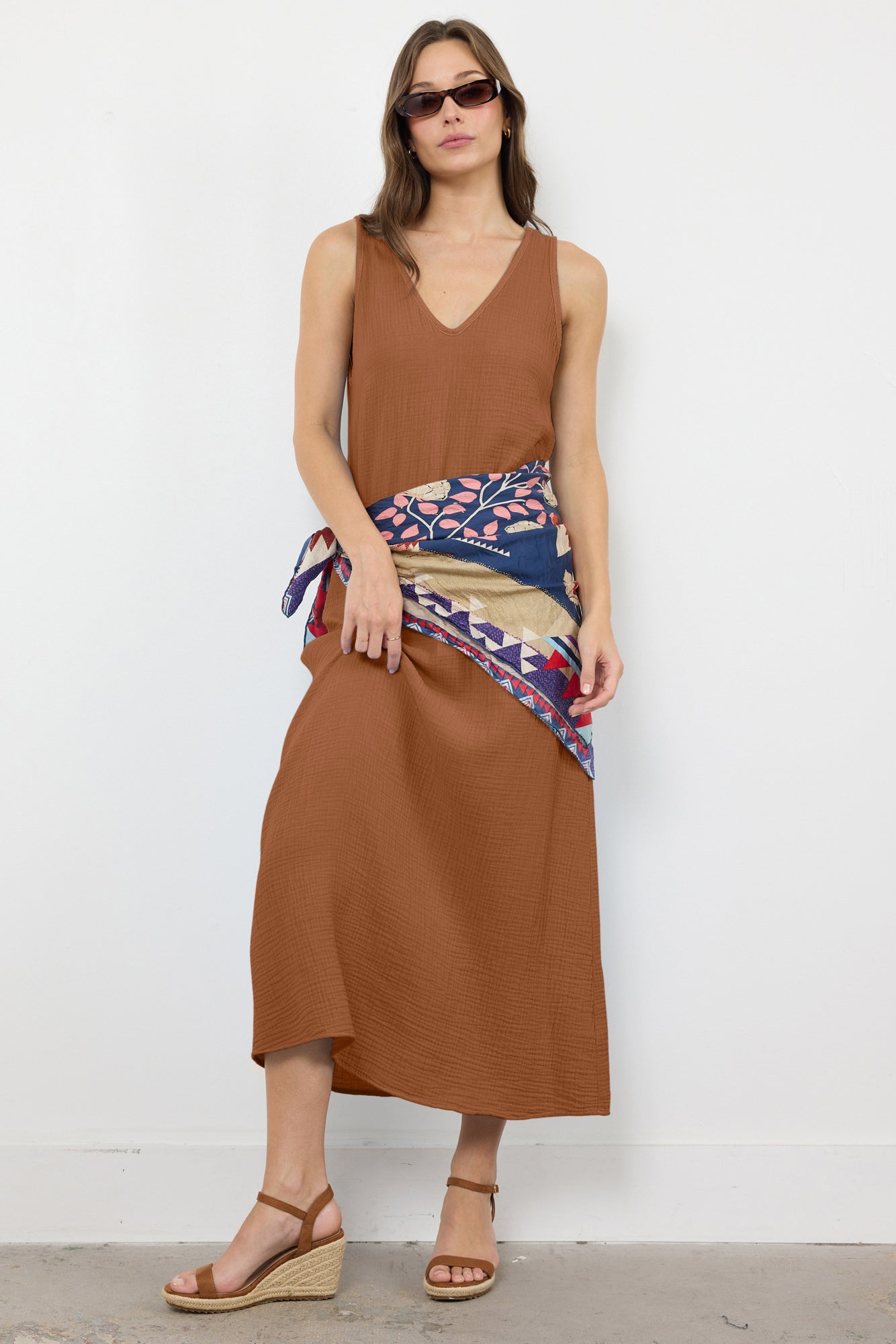 WYNN GAUZE MAXI DRESS