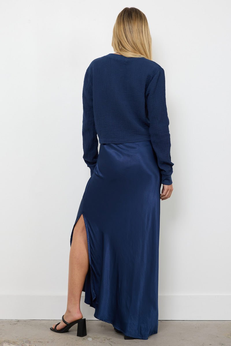 SPENCER GAUZE CROP CARDI - FINAL SALE