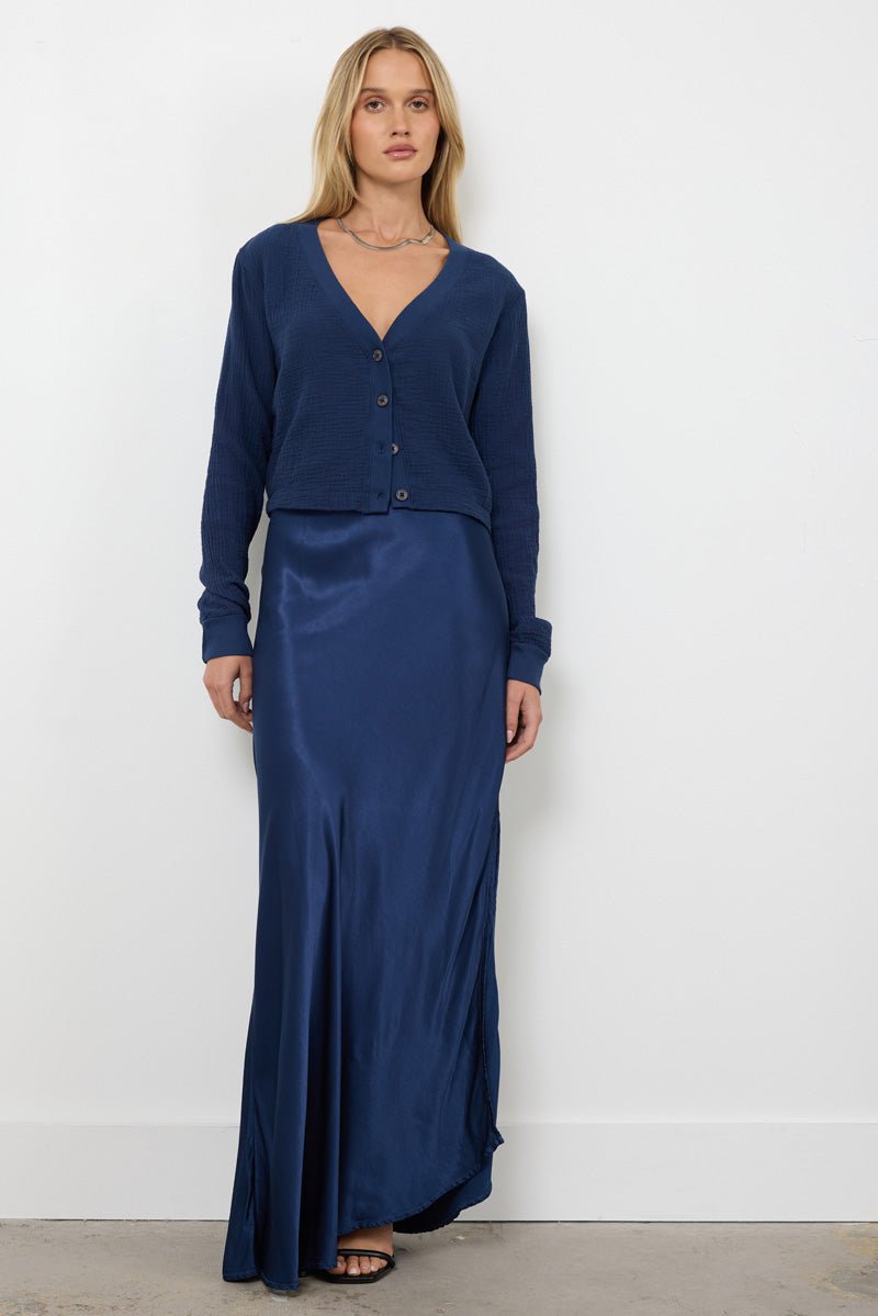 SPENCER GAUZE CROP CARDI - FINAL SALE
