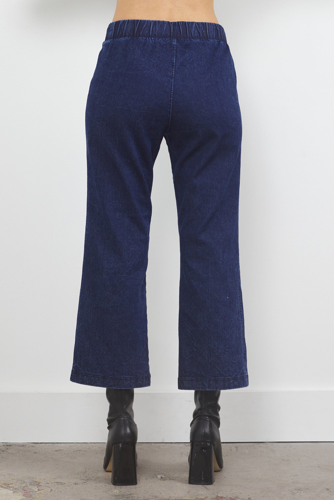 ARIANA DENIM FRENCH TERRY PANT