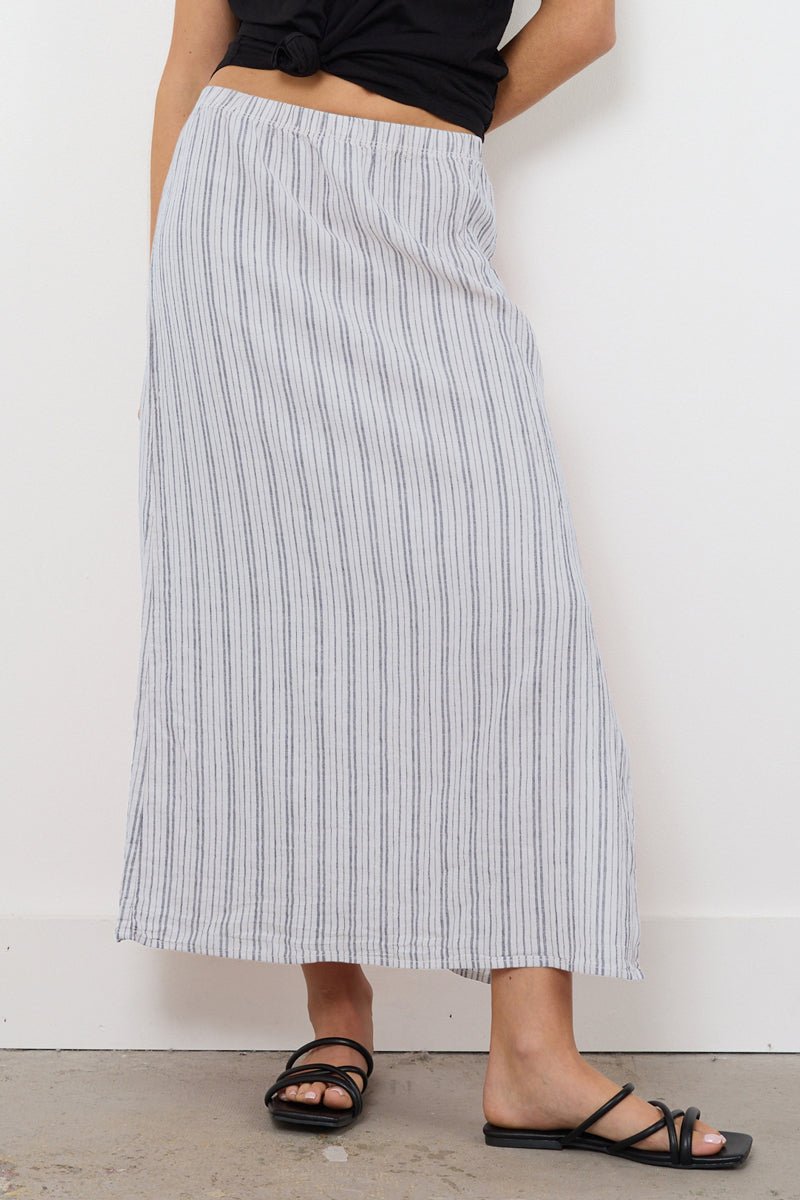 VICTORIA LINEN SKIRT - FINAL SALE