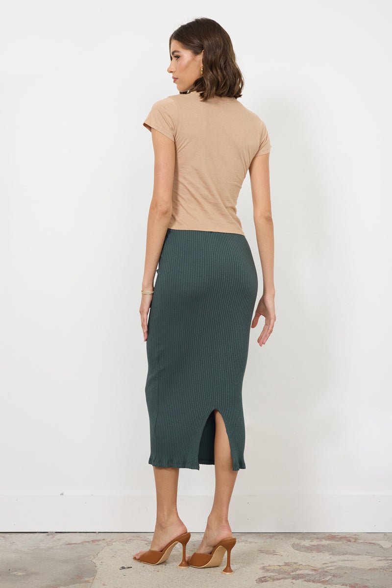 SLIM RIB SKIRT/DRESS - (FINAL SALE)
