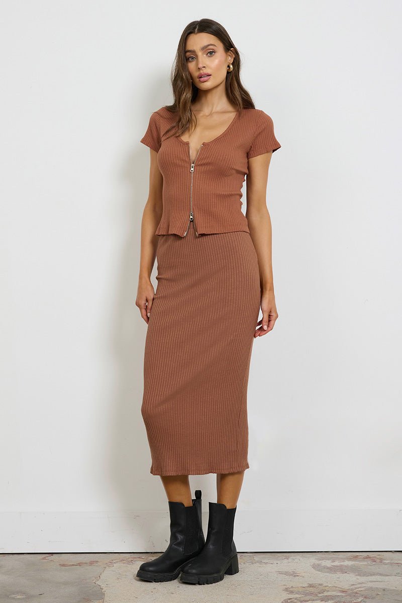 AURORA ZIP UP CARDI (FINAL SALE)