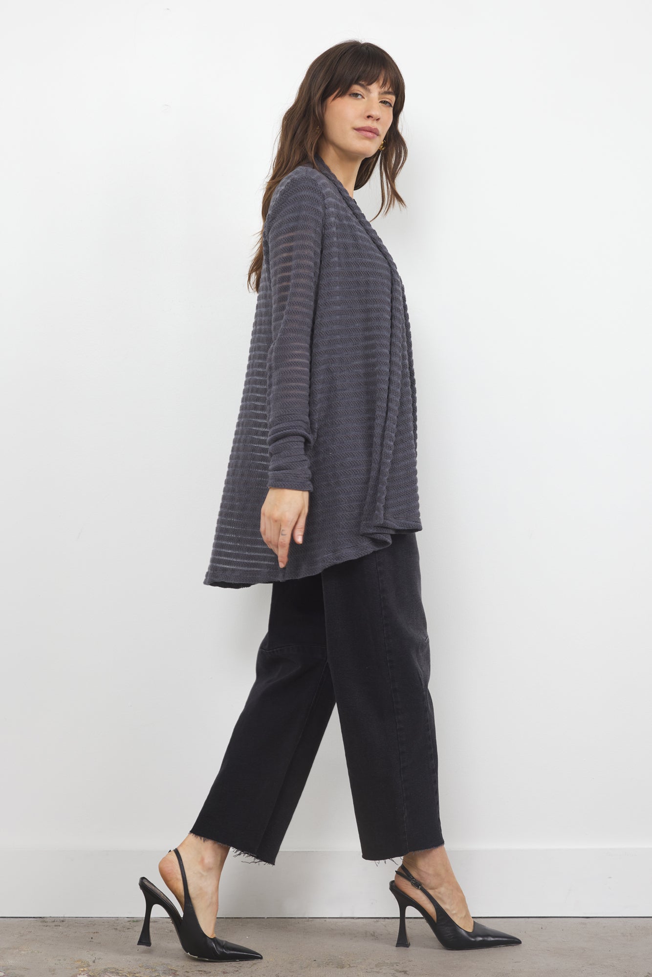 IRIS STRIPE CARDIGAN