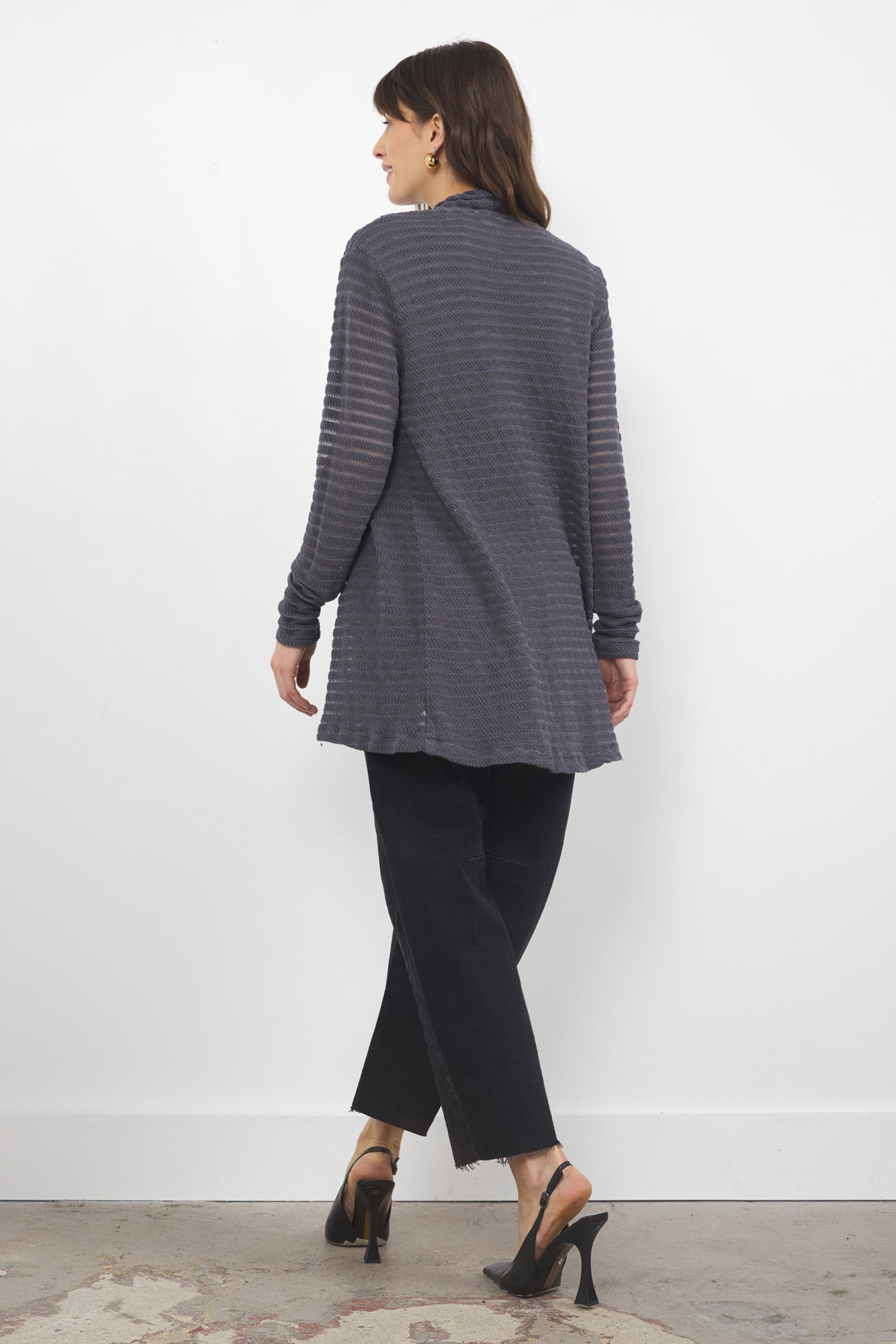 IRIS STRIPE CARDIGAN