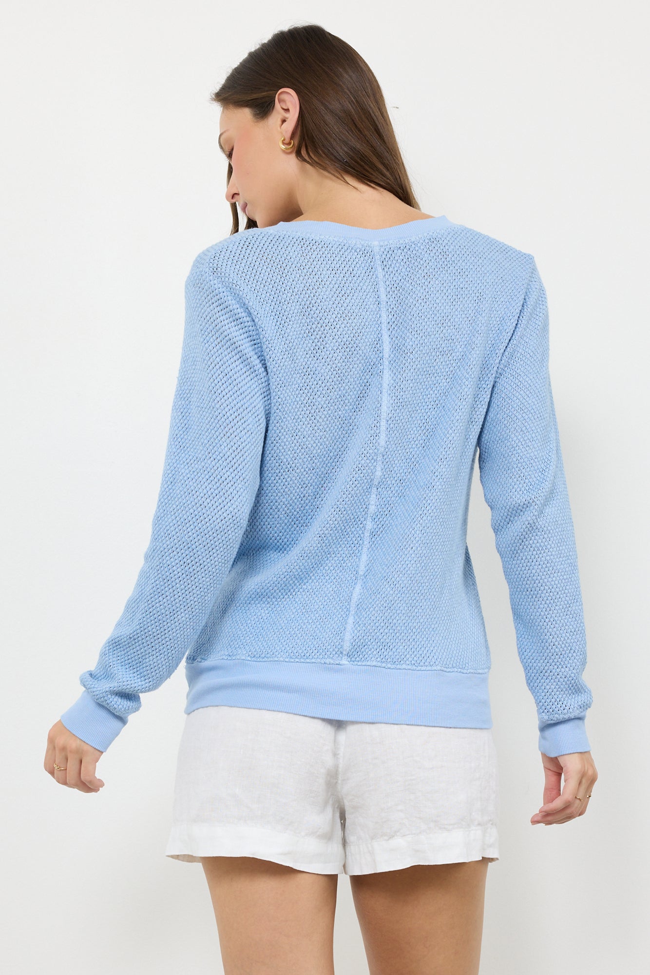 GABRIELLE V NECK PULLOVER
