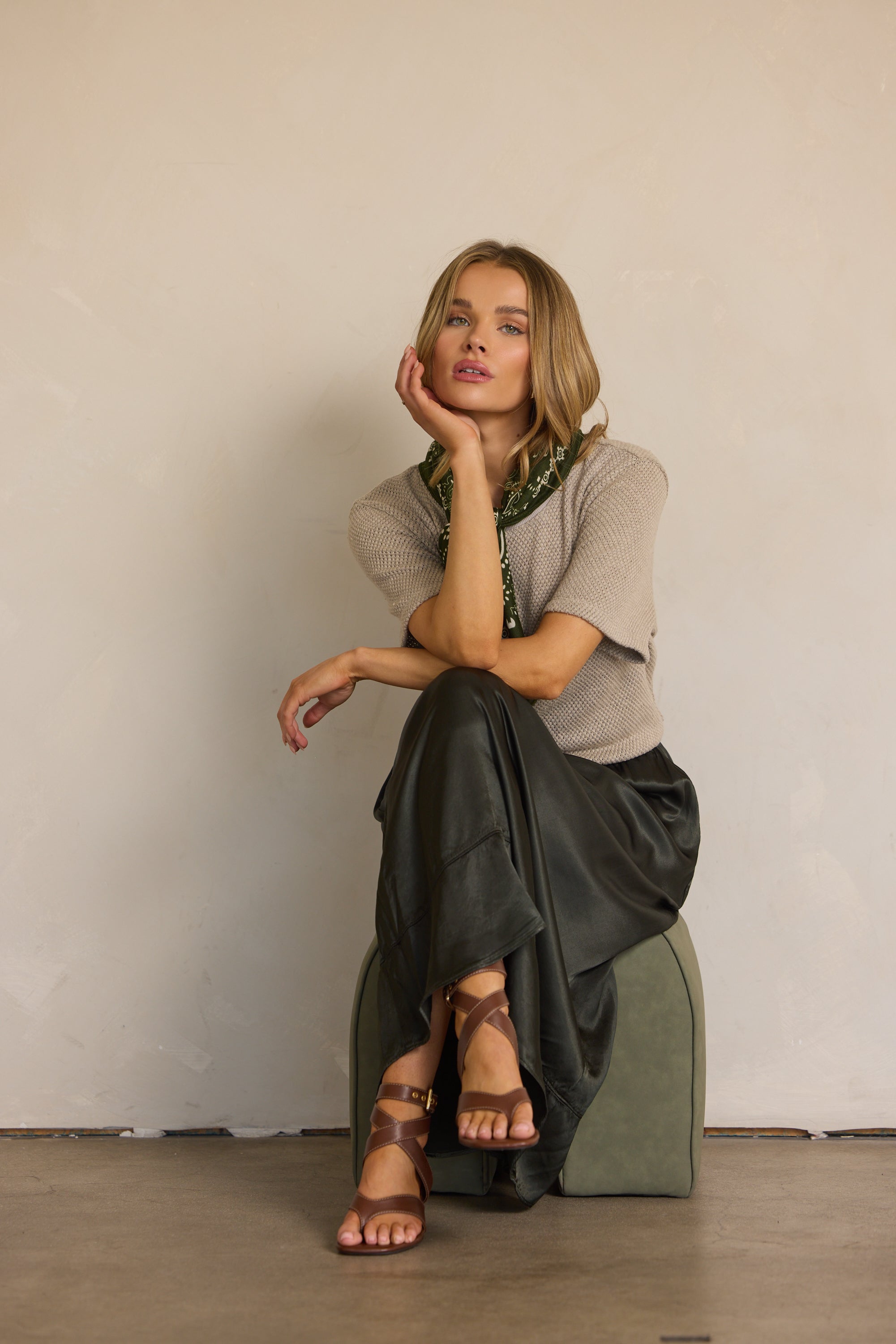 CALLA SILKY SKIRT