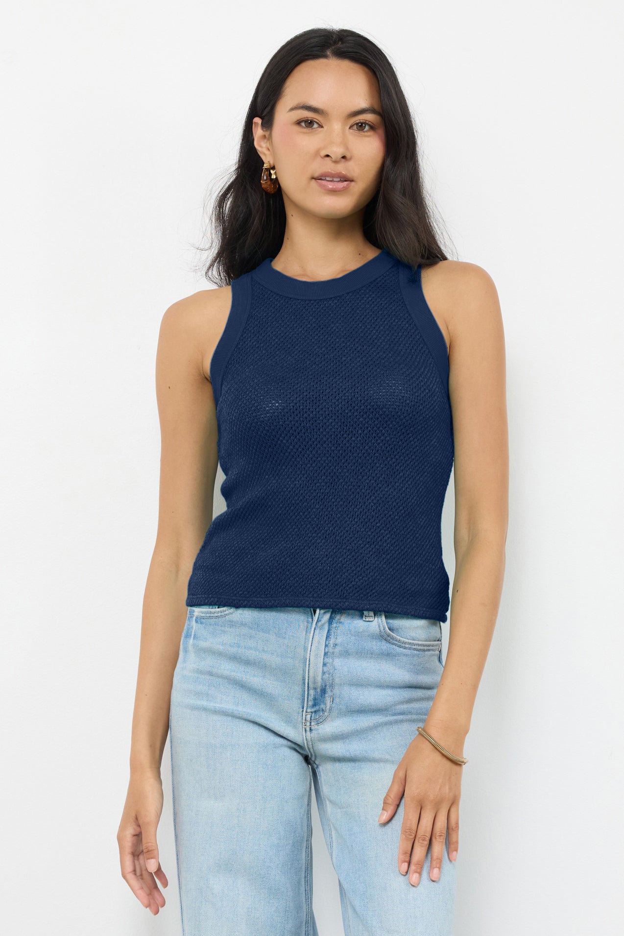 NEW AIDA RACERFRONT SWEATER TANK