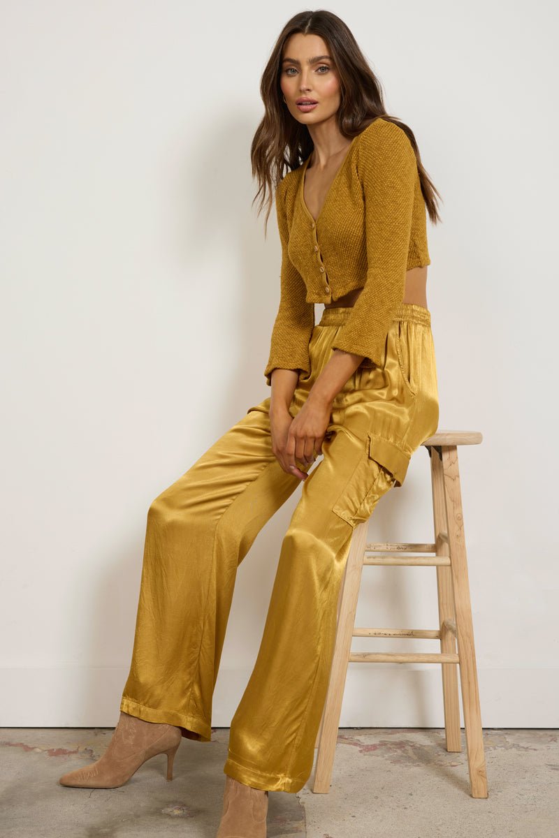 ABBEY BUTTON UP CARDI -  FINAL SALE