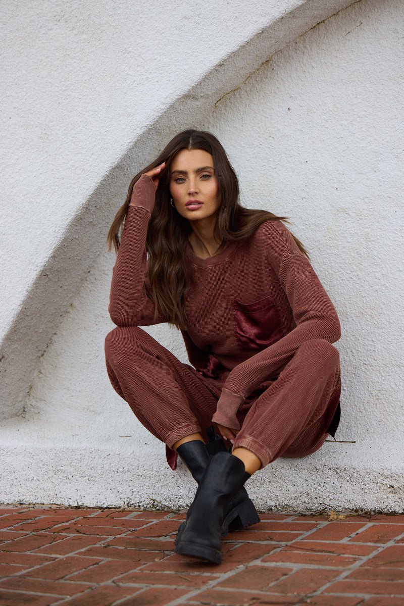 DAMON DISTRESSED POCKET TEE - FINAL SALE