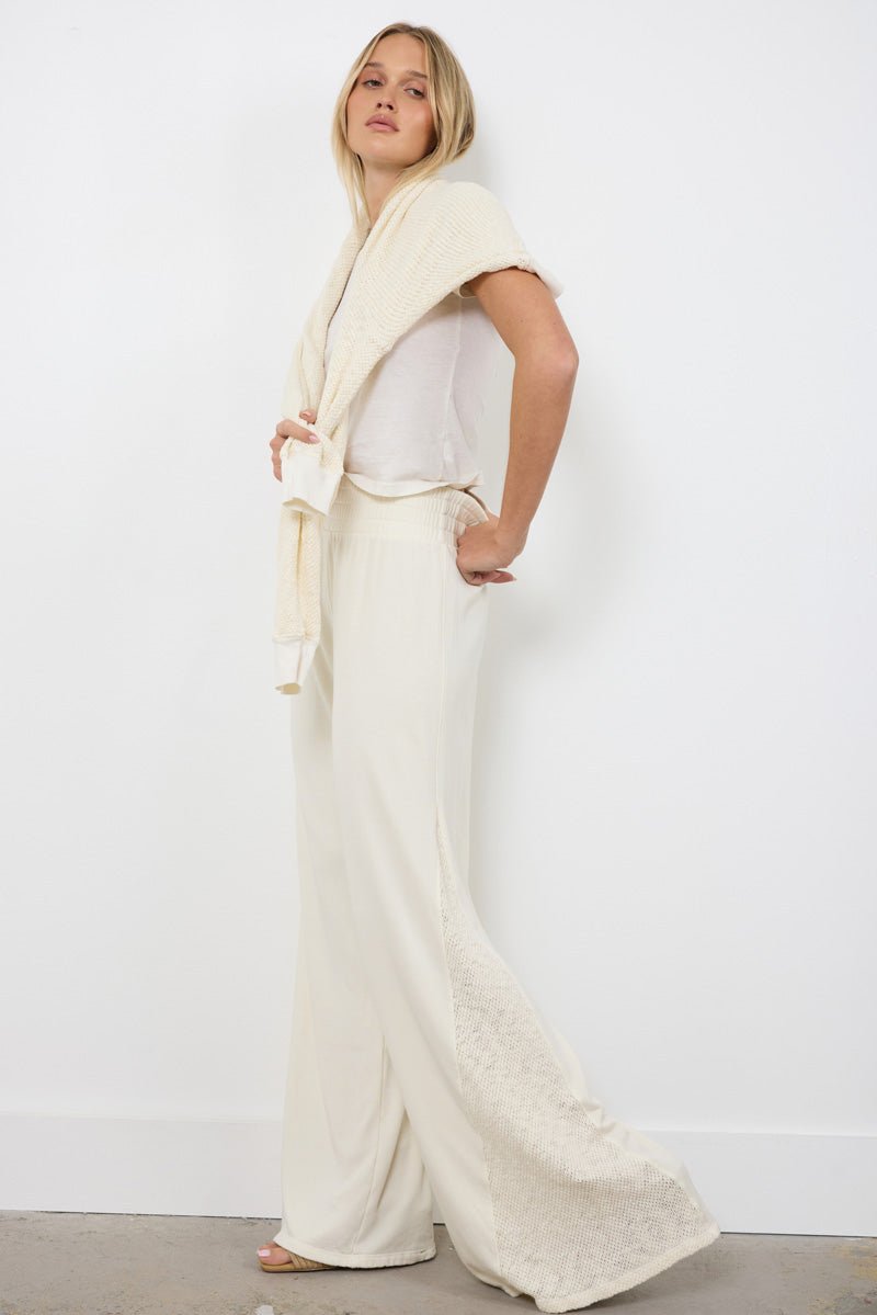 INGRID MESH INSERT PANT - FINAL SALE