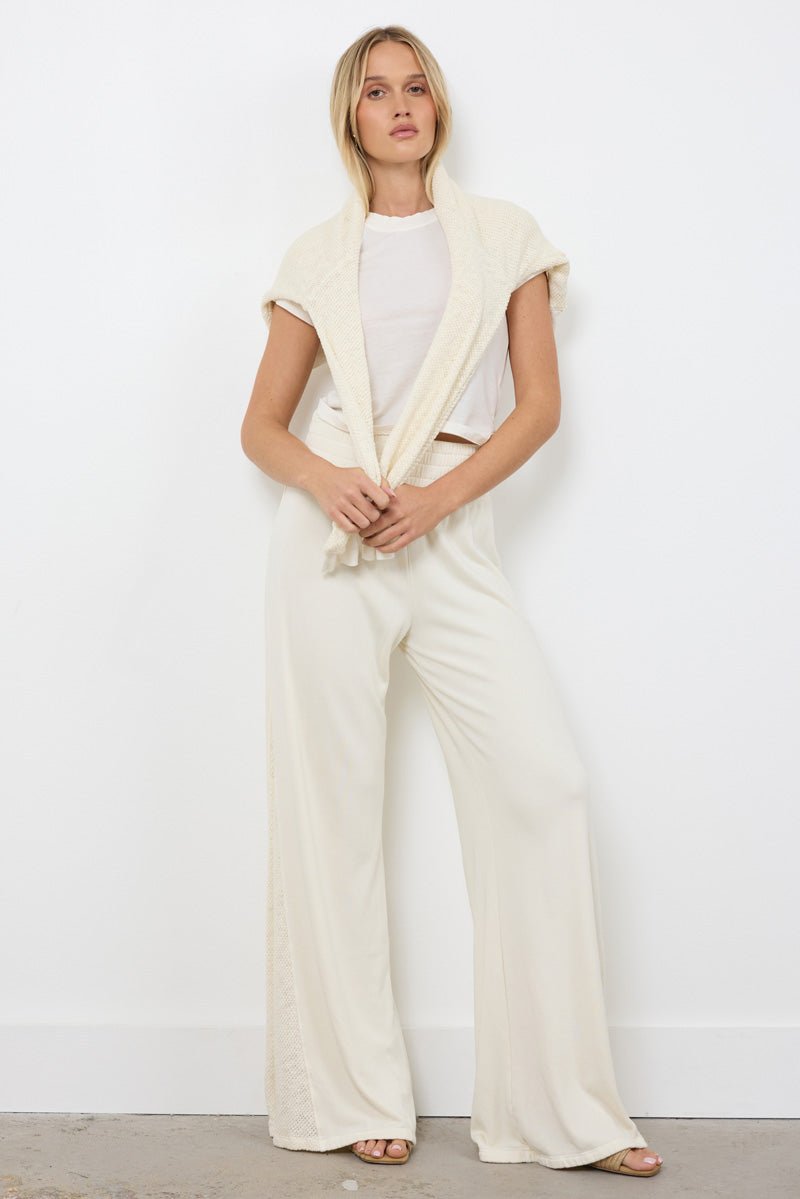 INGRID MESH INSERT PANT - FINAL SALE