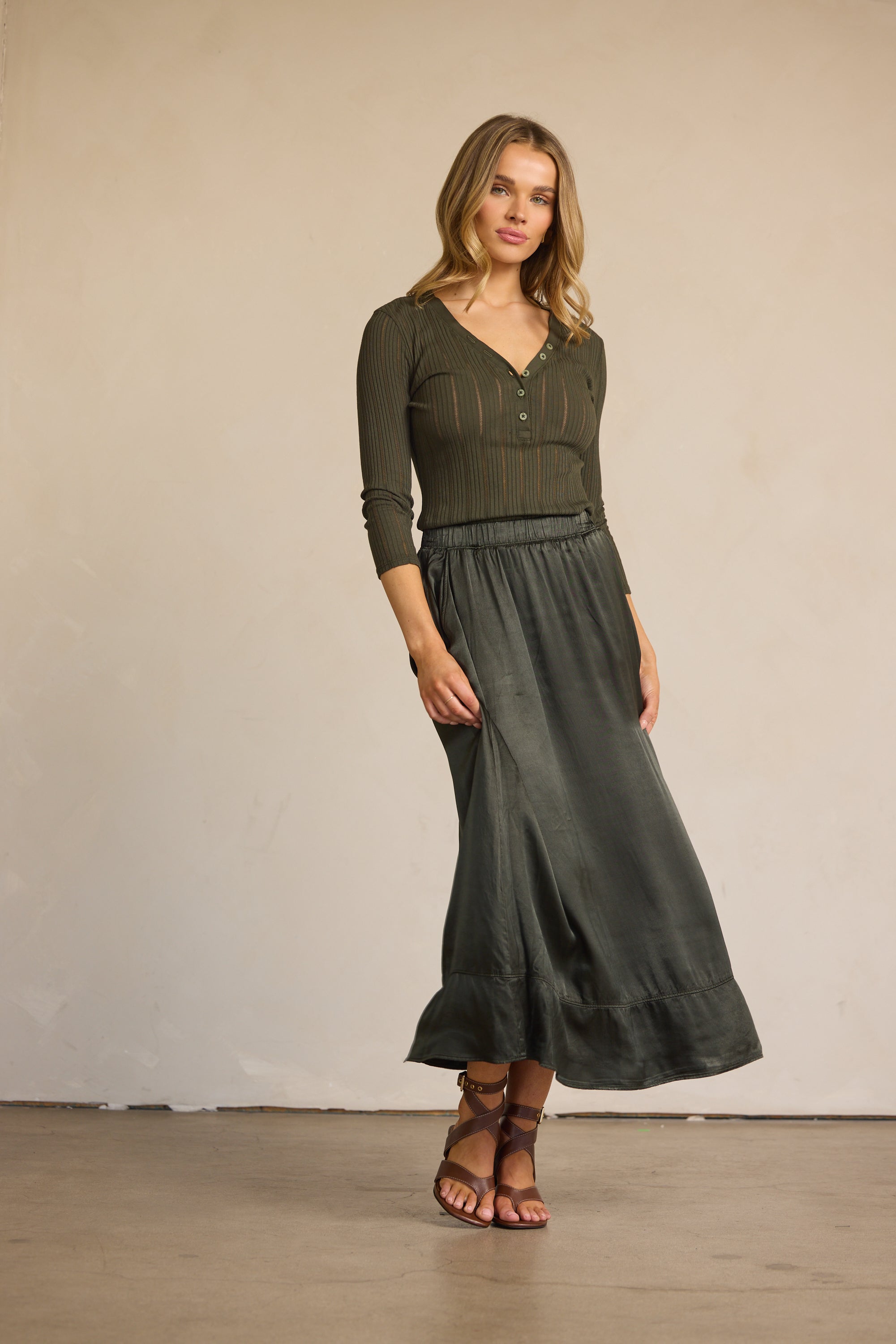 CALLA SILKY SKIRT