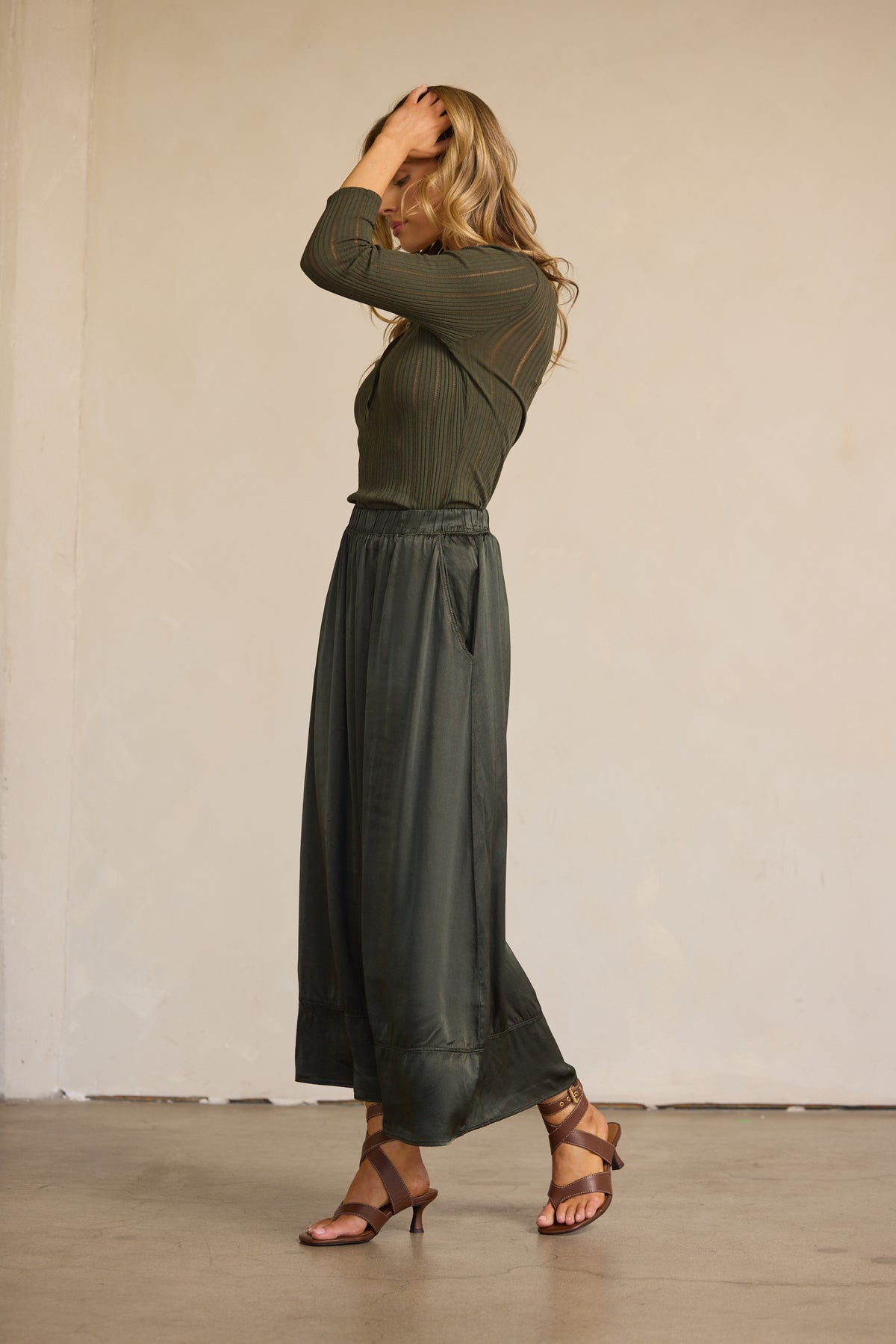 CALLA SILKY SKIRT