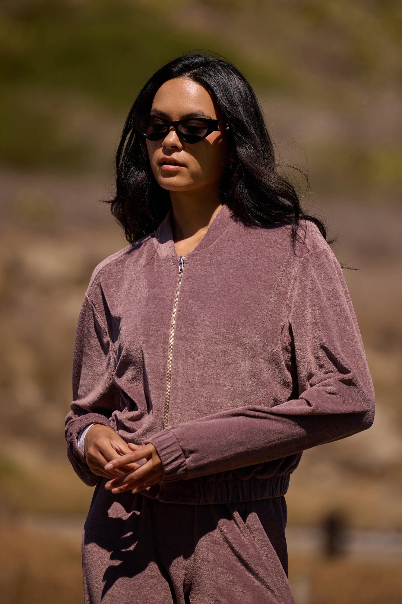 ROMINA VELOUR JACKET