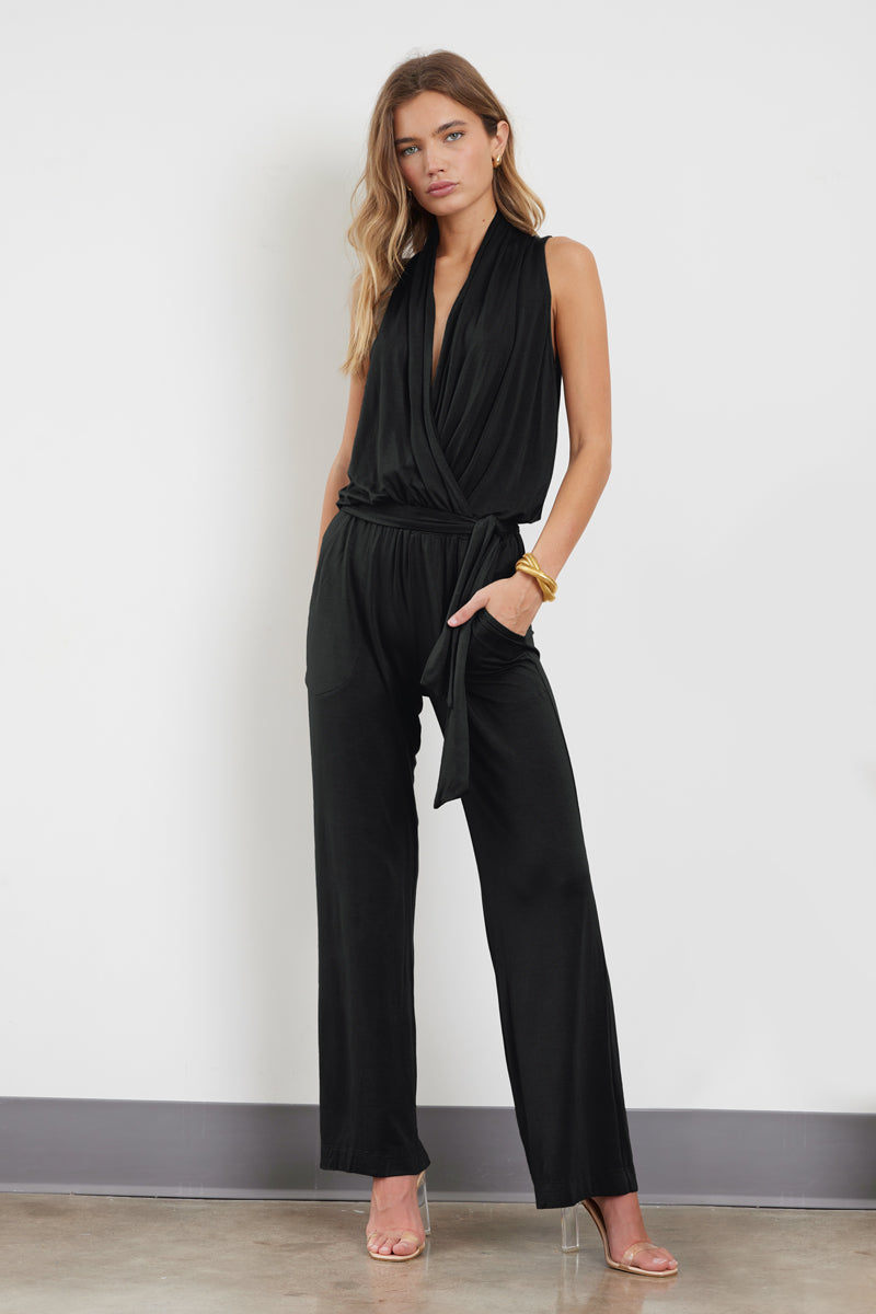 HAVEN WRAP FRONT WIDE LEG JUMPSUIT🌿