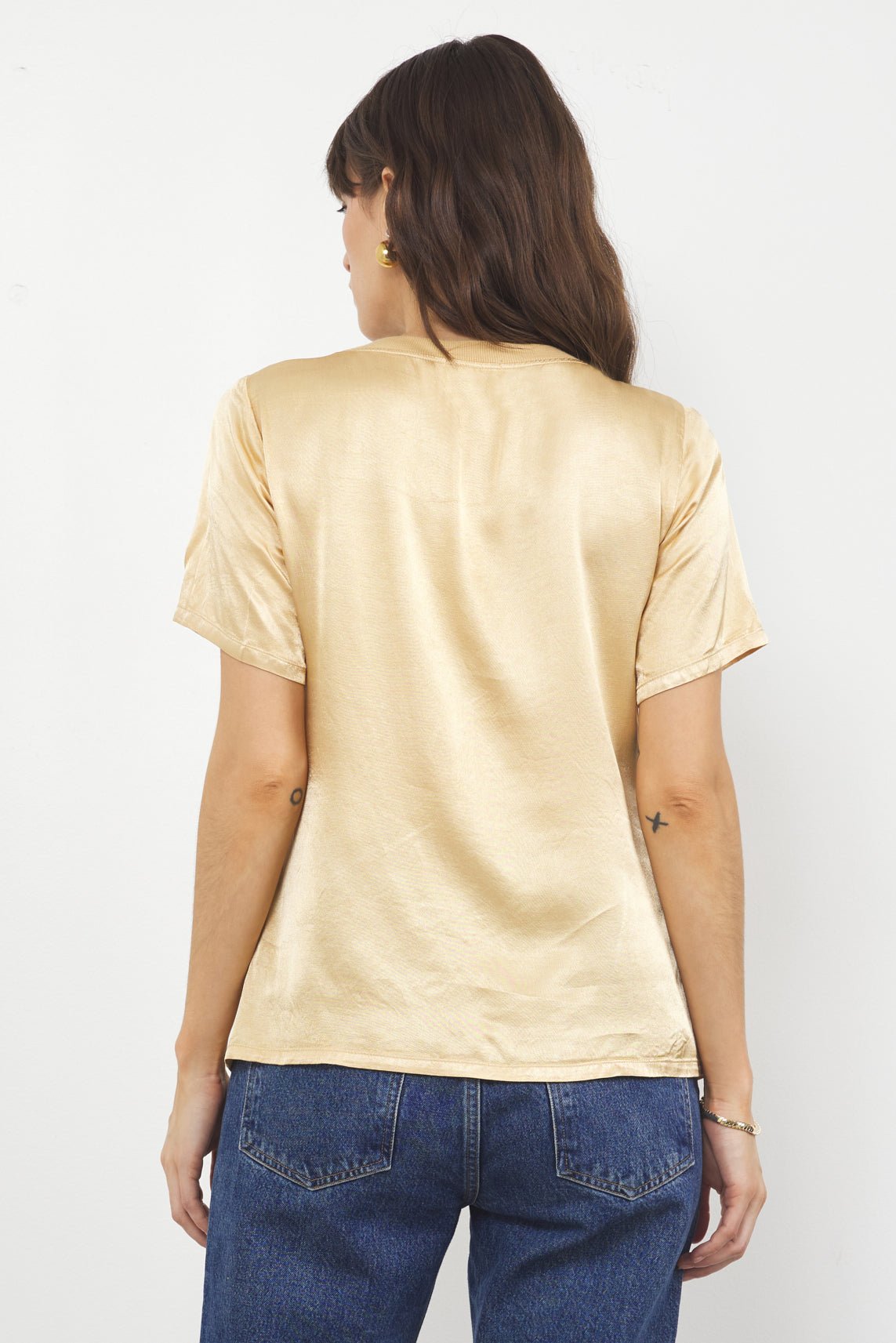 OCEAN SIDE SILKY TEE
