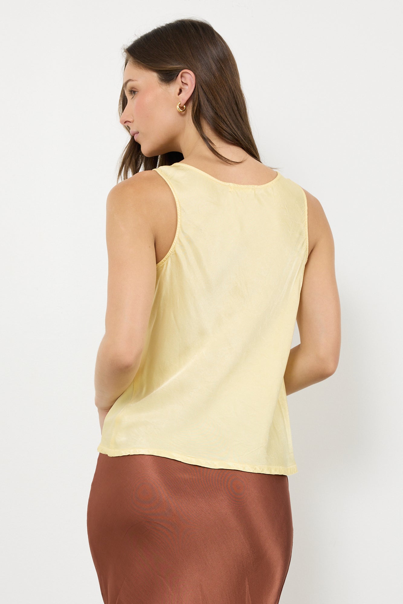 CHARLOTTE SATIN TANK