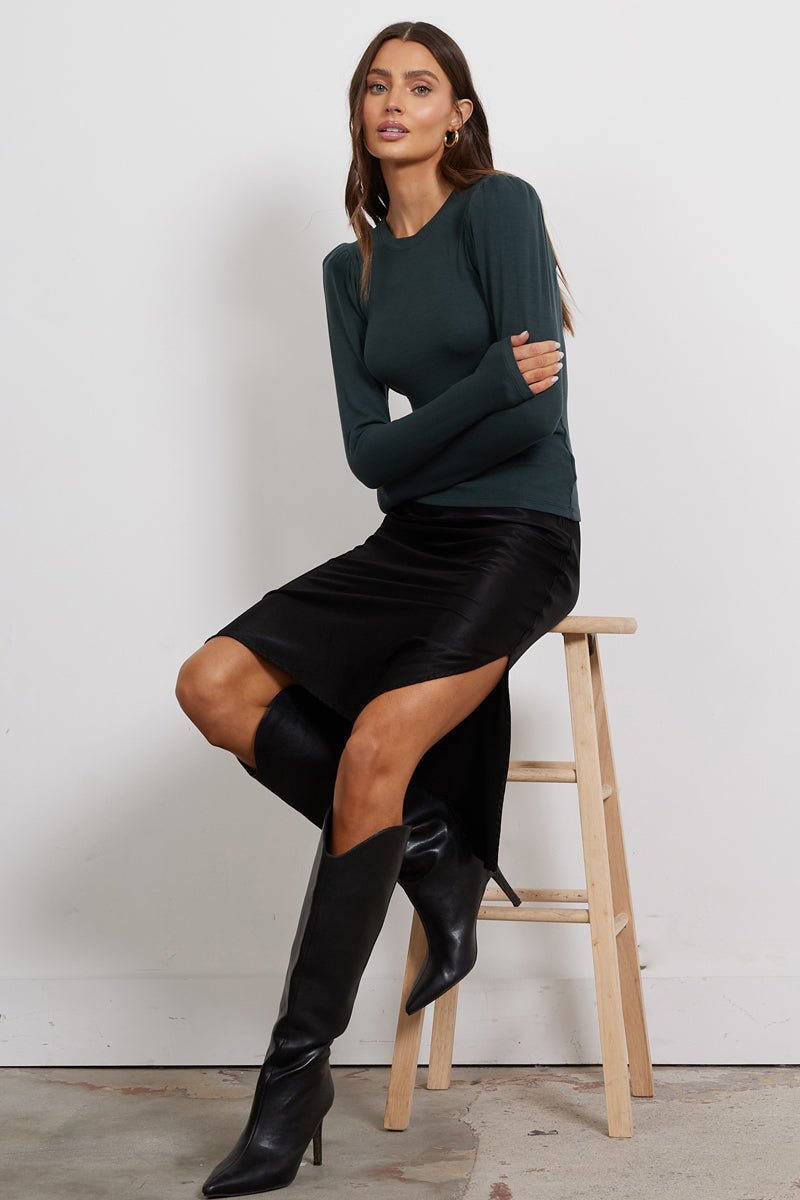 DORIT SILKY SLIP SKIRT