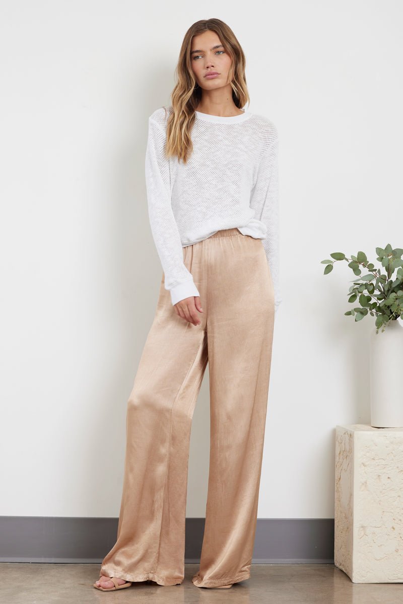 CALI CHILL SILKY WIDE LEG  LONG PANT