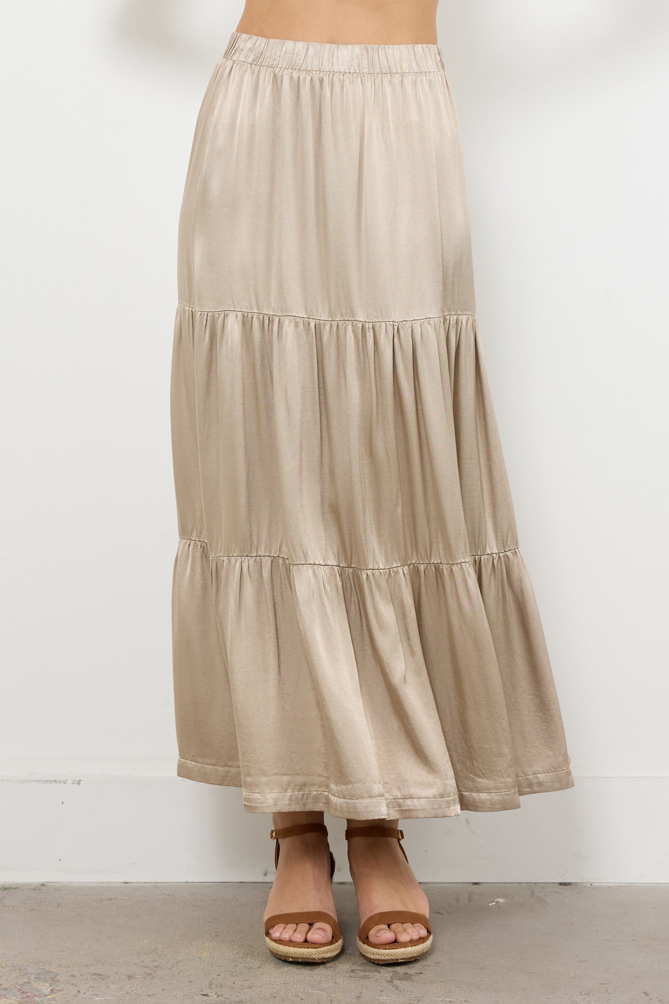 DESPACITO LAYER SATIN SKIRT
