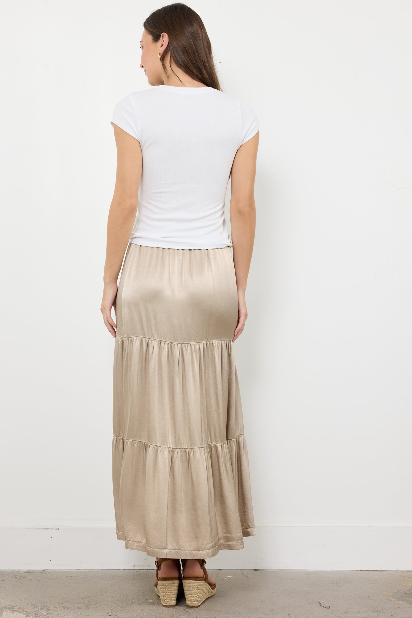 DESPACITO LAYER SATIN SKIRT