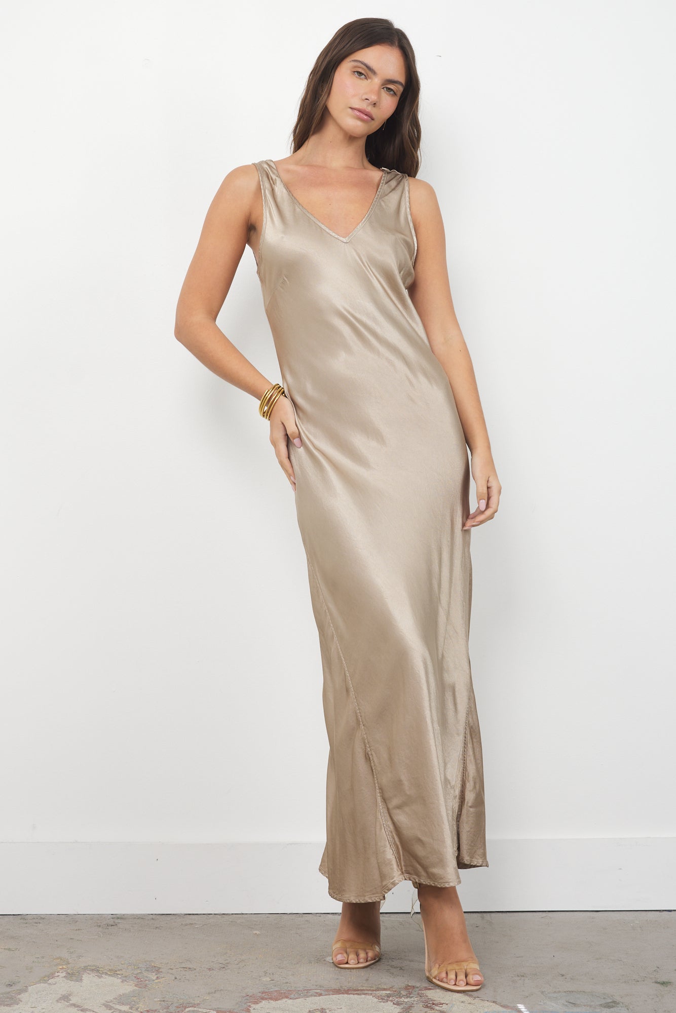 WYNN SILKY MAXI DRESS