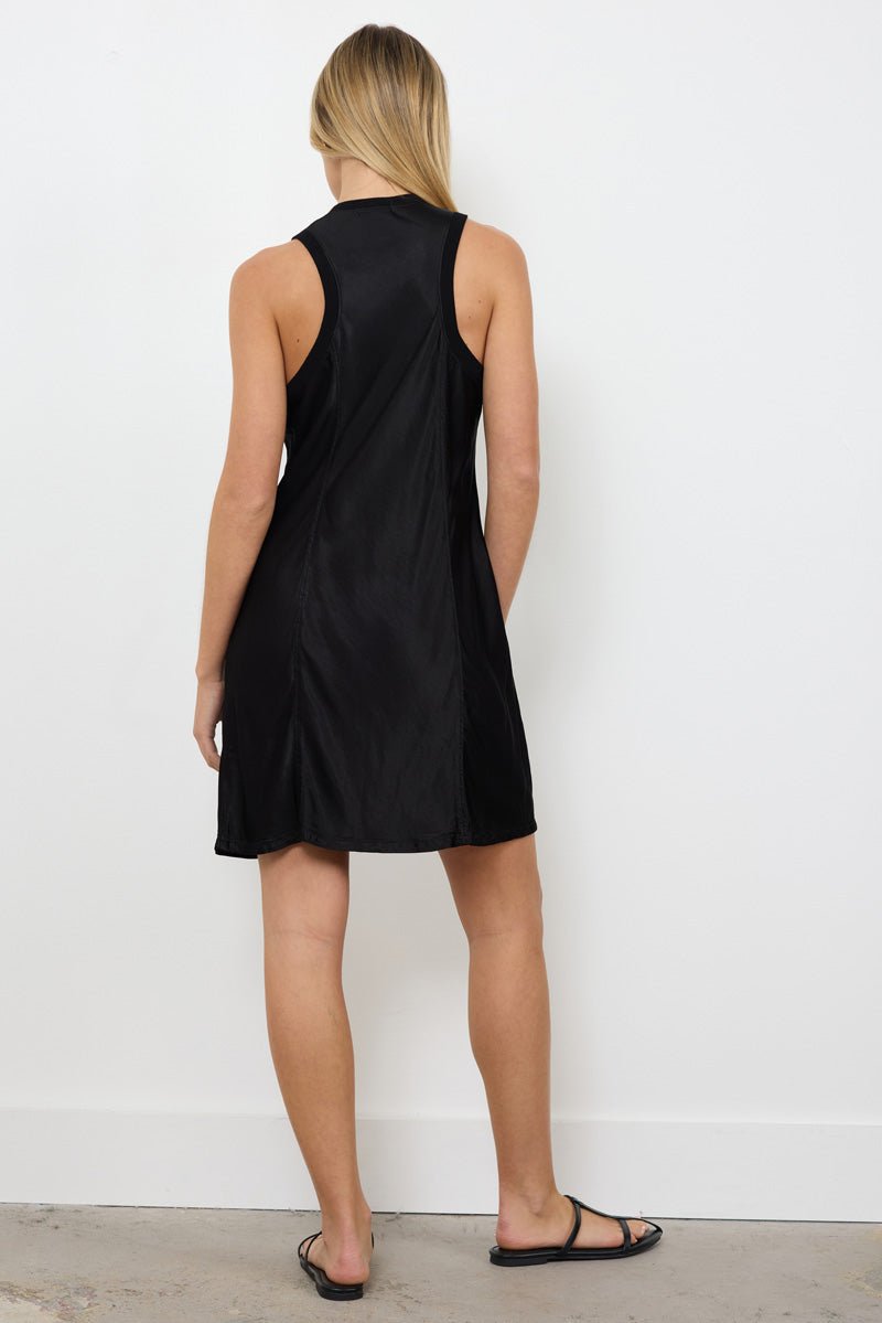 MADYSON SILKY WOVEN V NECK DRESS - FINAL SALE