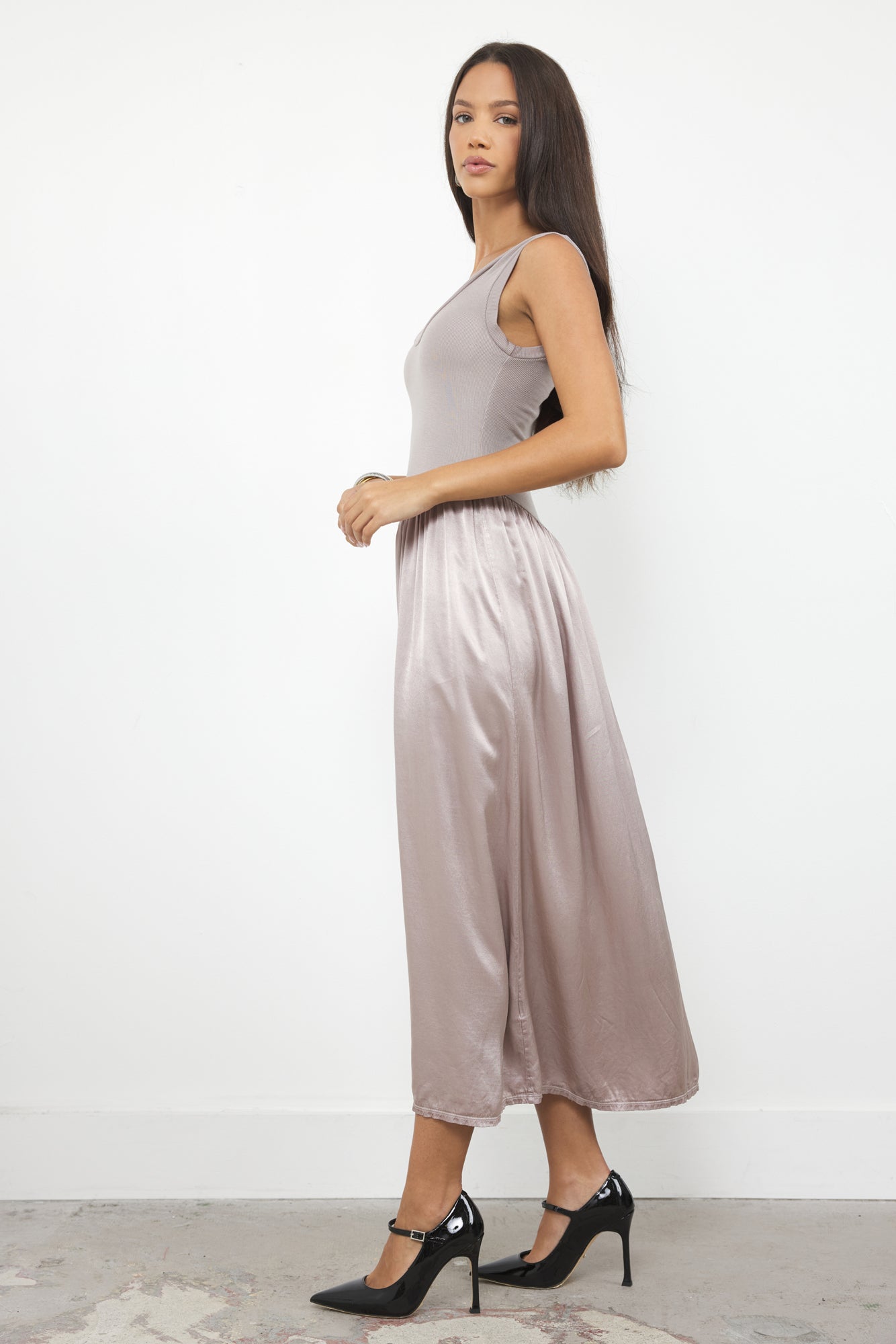 OLIVER SILKY TANK DRESS