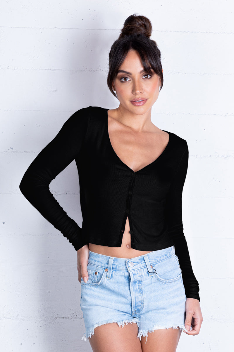SWEET “V” CARDI - FINAL SALE