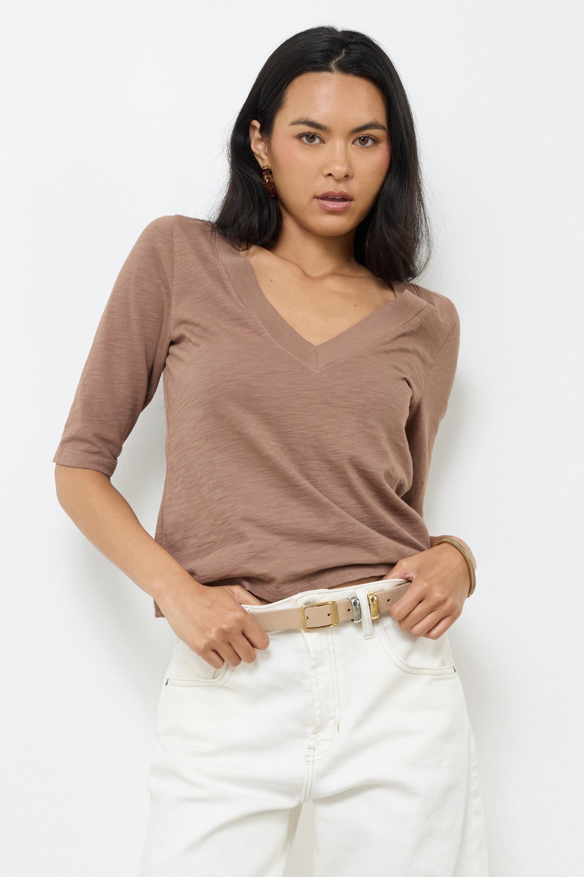 HEAVY SLUB 3/4 SLEEVE TEE