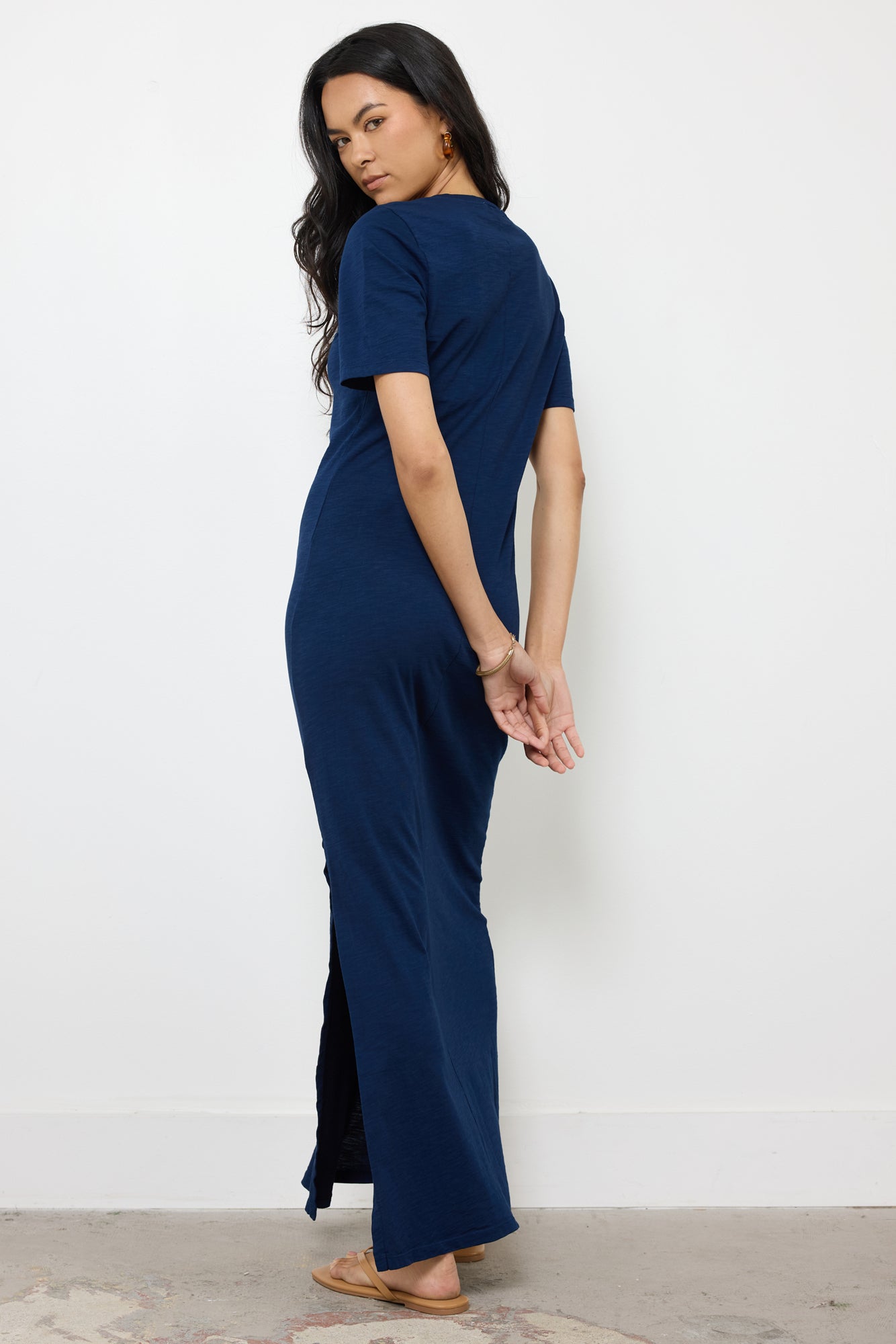 DAMIEN HEAVY SLUB DRESS