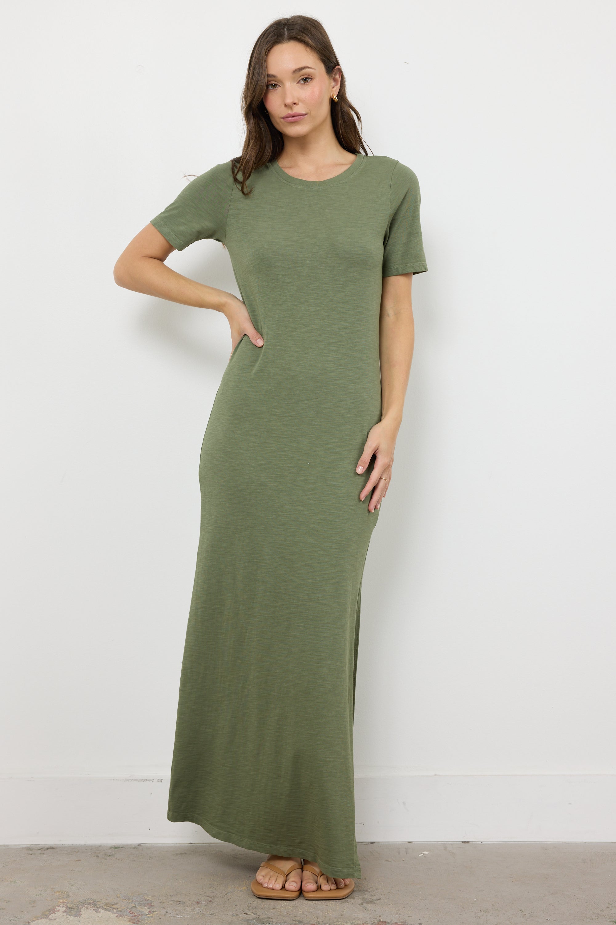 DAMIEN HEAVY SLUB DRESS