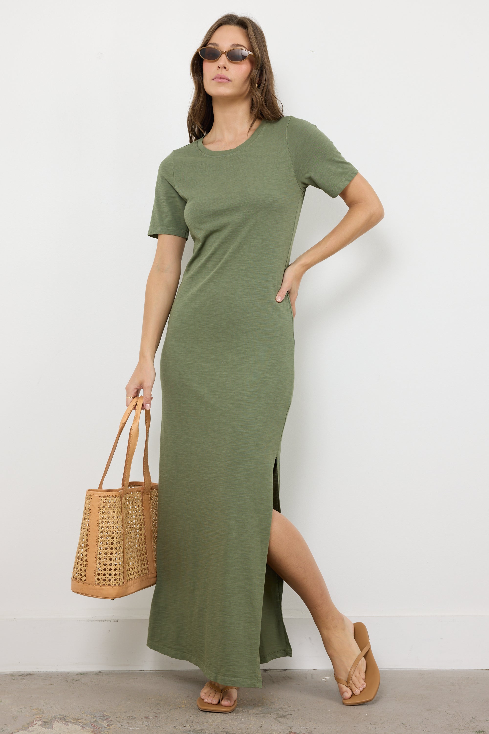 DAMIEN HEAVY SLUB DRESS