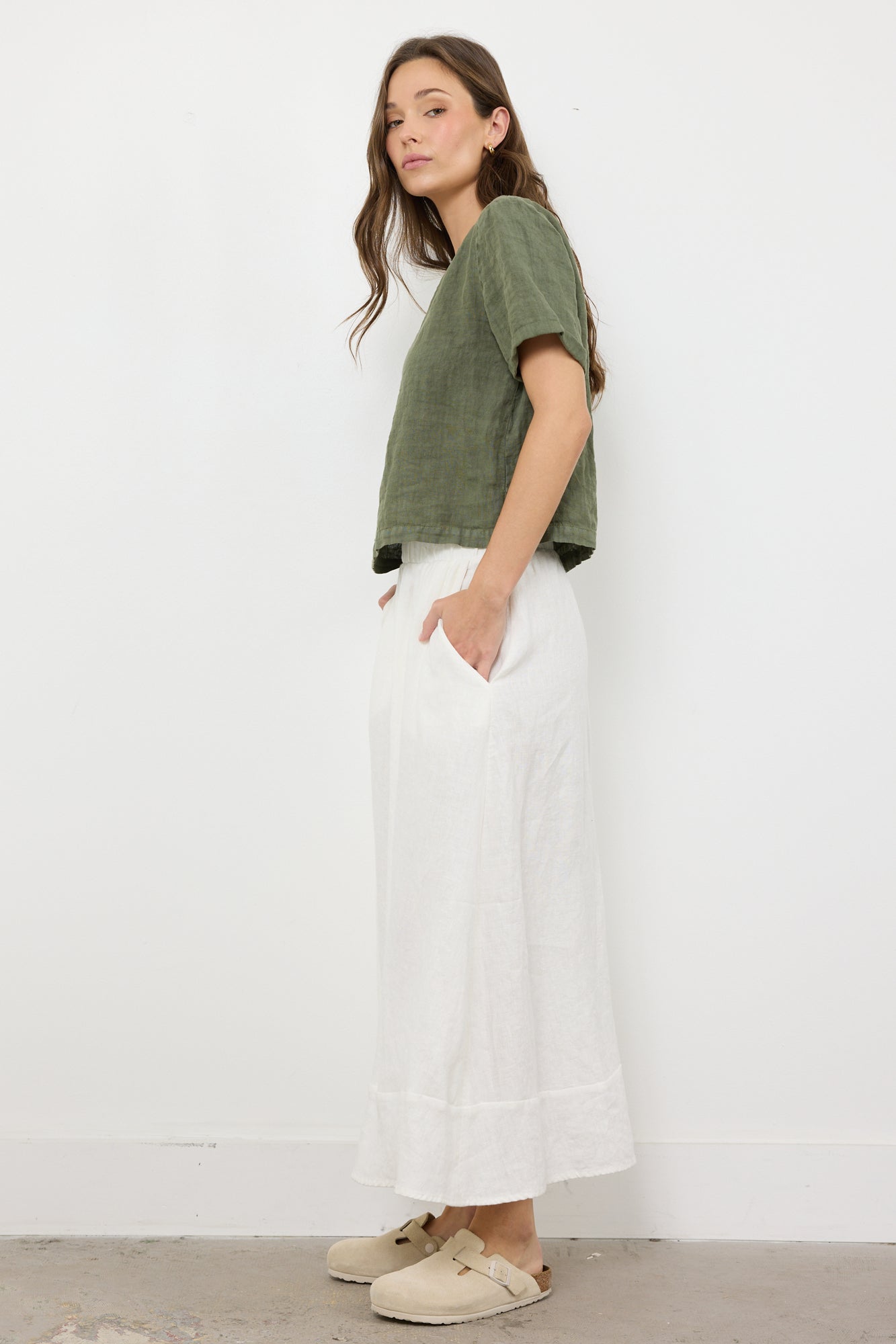 CITY LINEN TOP
