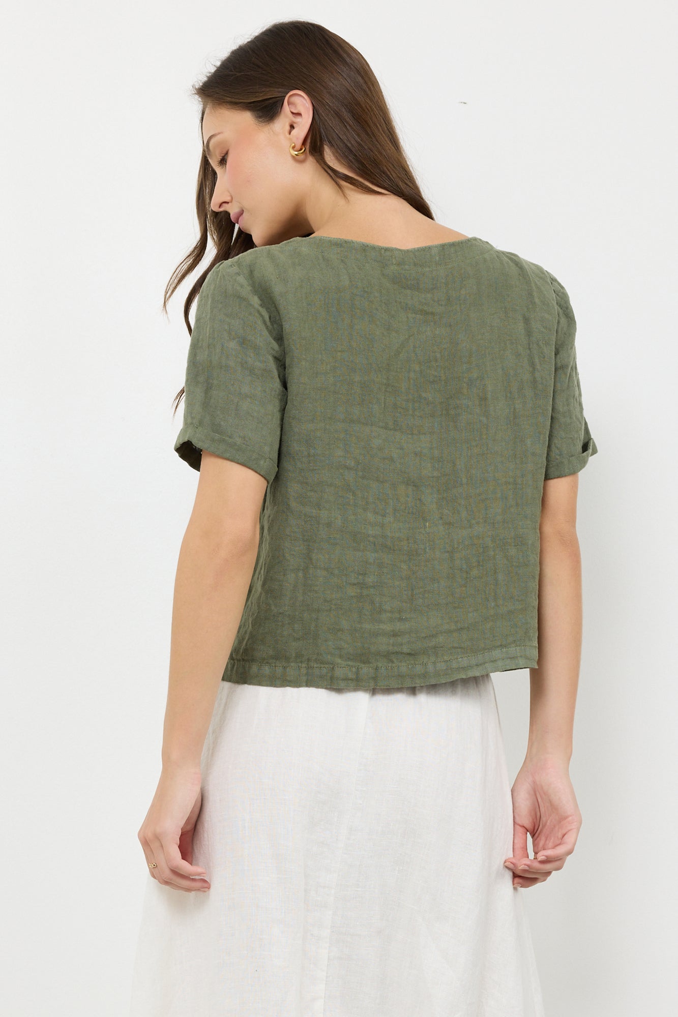 CITY LINEN TOP