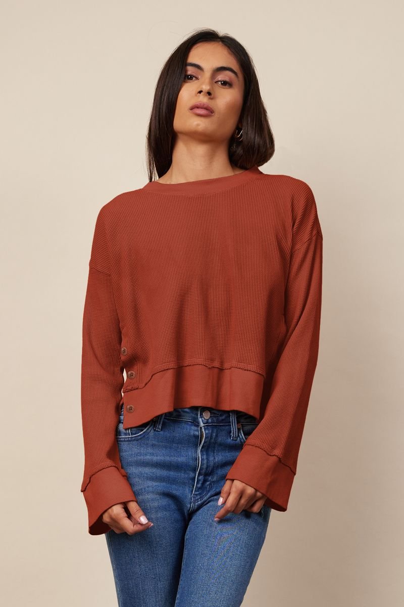 CAMDEN SIDE BUTTON PULLOVER