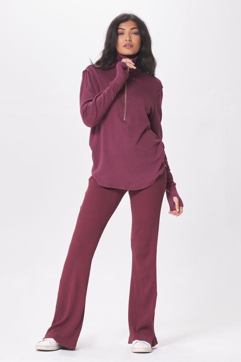 RAQUEL CHUNKY THERMAL FLARE PANT