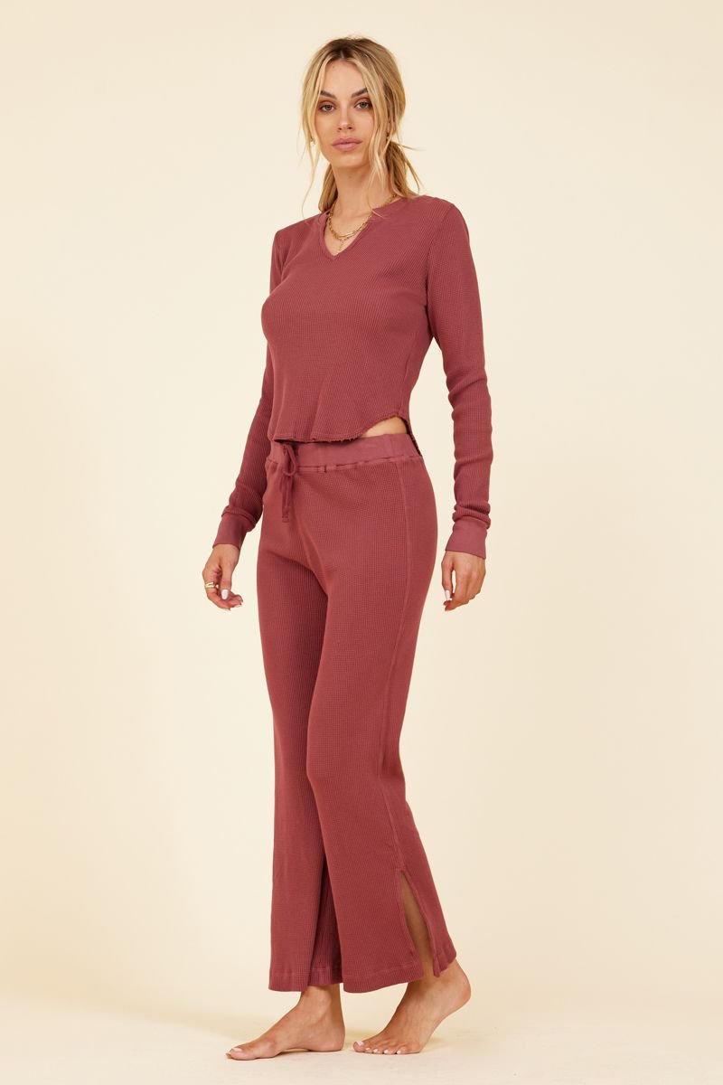 NINA CROP LOUNGE PANT