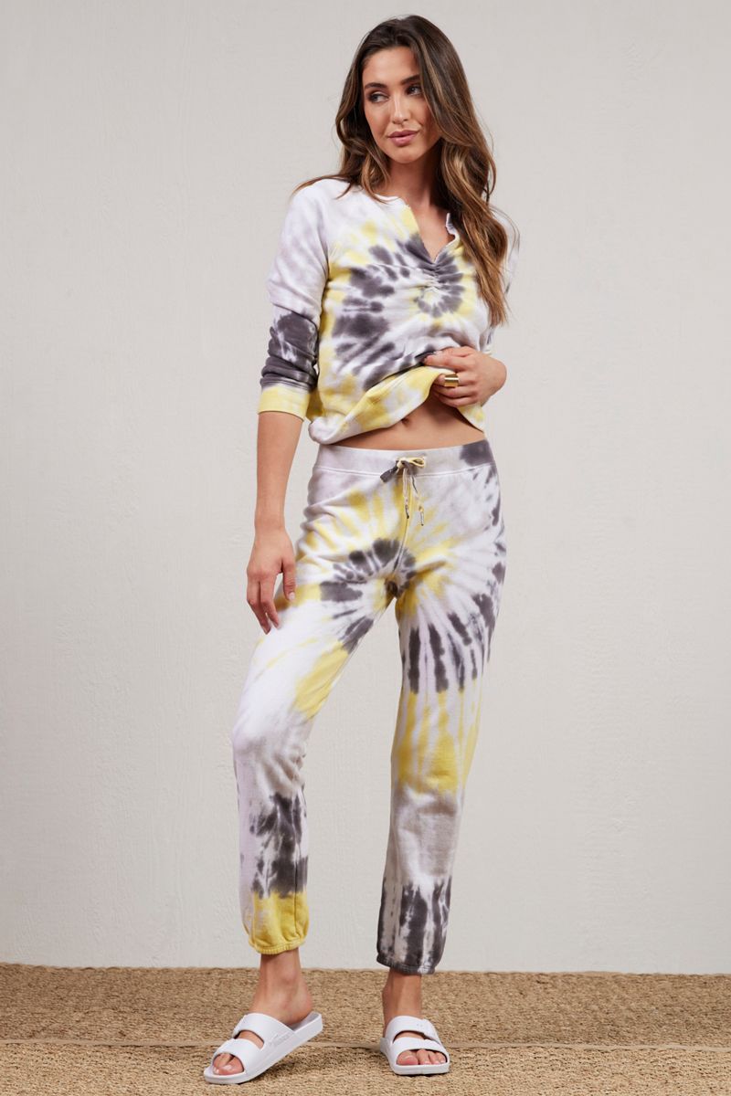 CLASSIC SLIM JOGGER - JASMINE TIE DYE