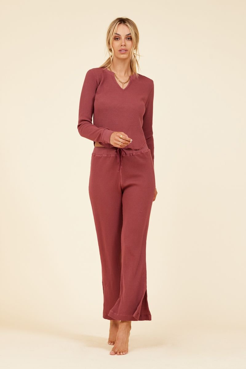 NINA CROP LOUNGE PANT