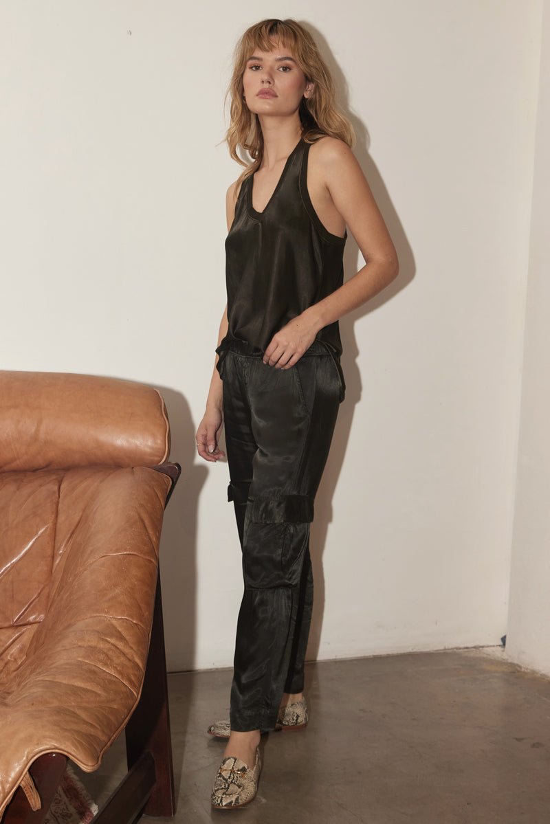 SILKY CARGO PANT