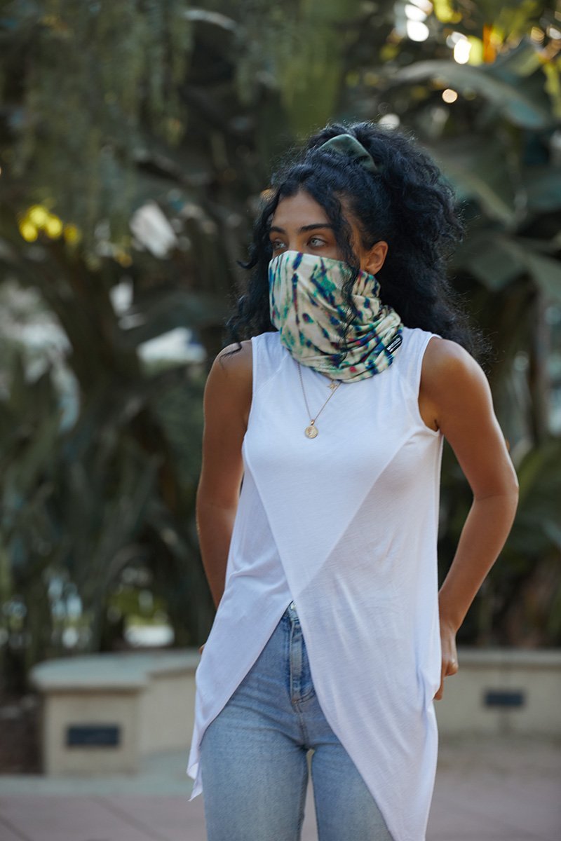 THE CALI WRAP - RAINBOW WRAP MASK