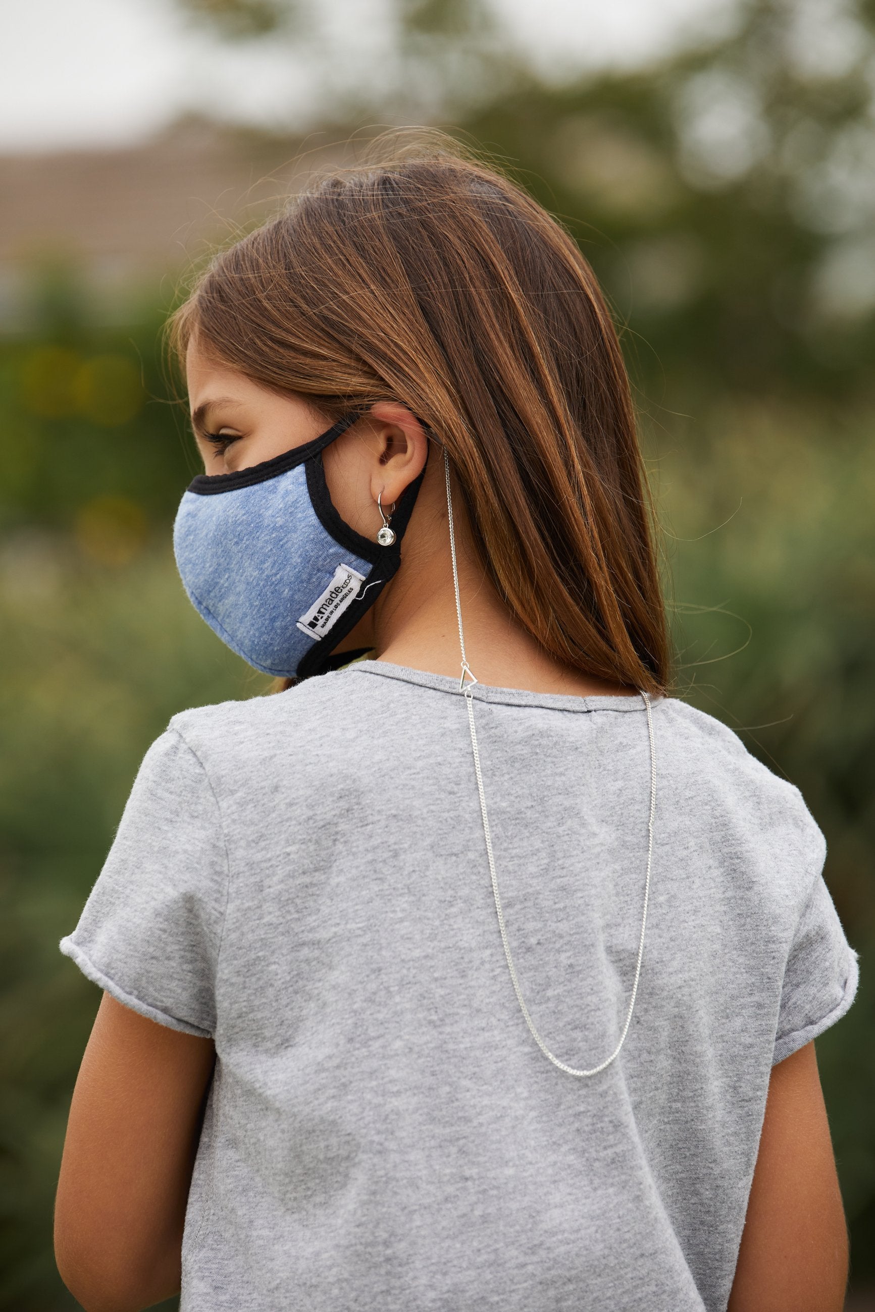 THE GEO CLIP - GEO SILVER MASK CLIP