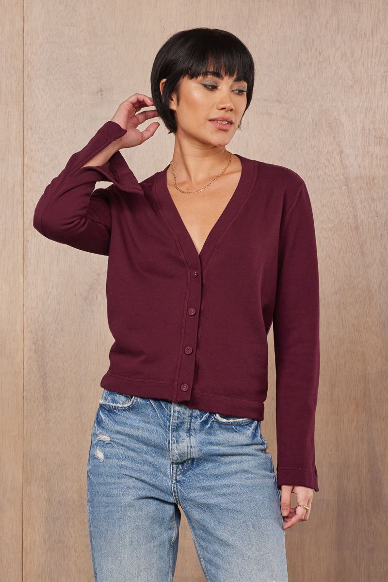 ELENA SPLIT SLEEVE CARDI