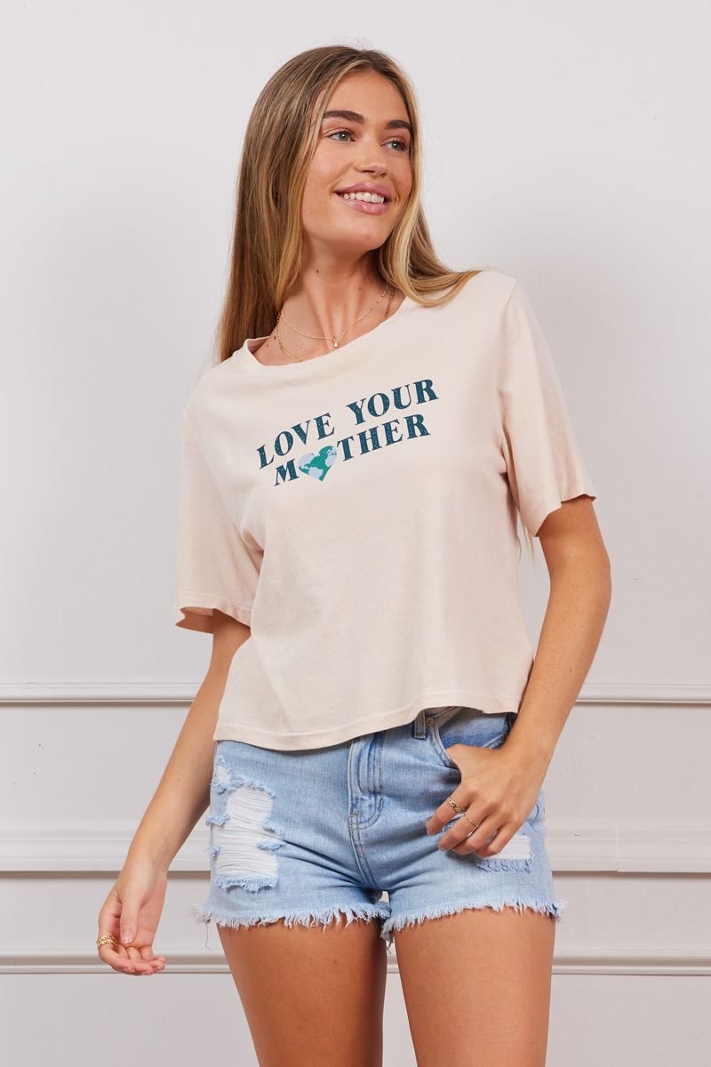 LOVE YOUR MOTHER ORGANIC DONATION TEE 🌿