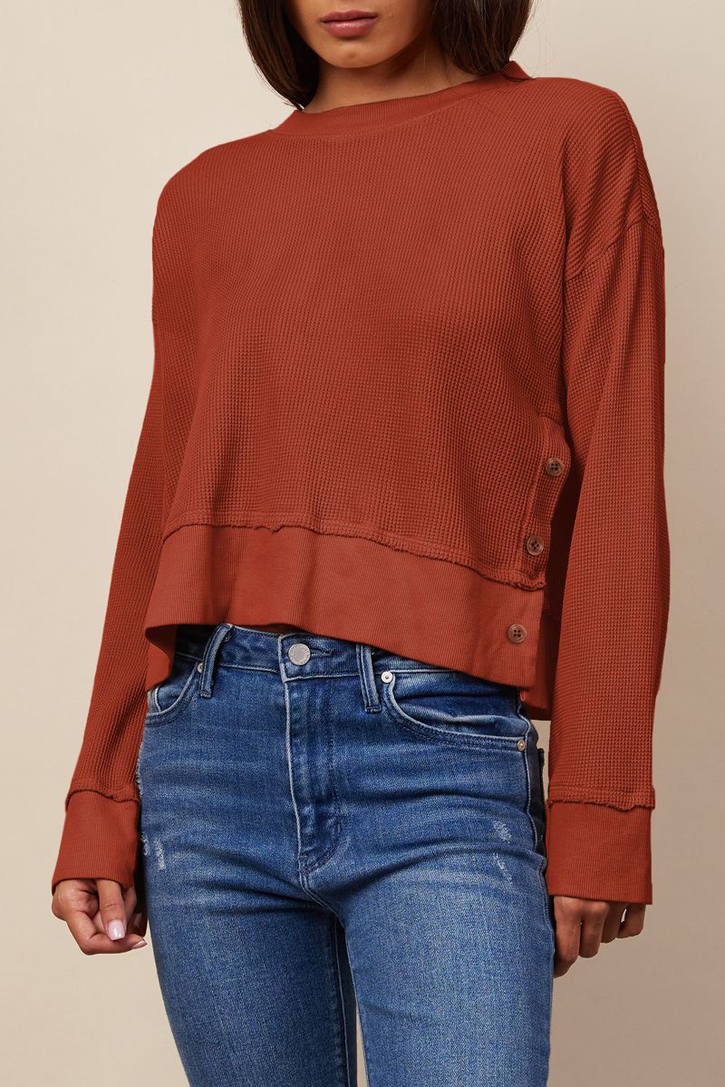 CAMDEN SIDE BUTTON PULLOVER